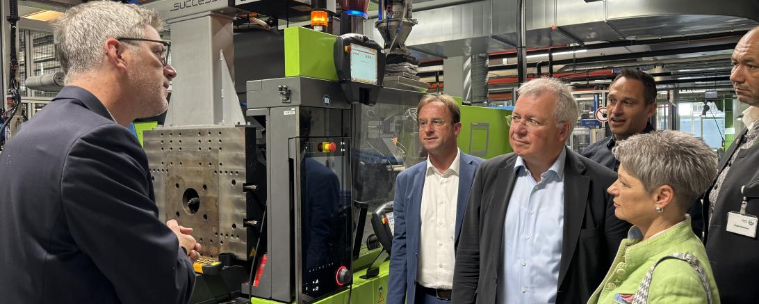 Bühler Motor Besuch CSU 