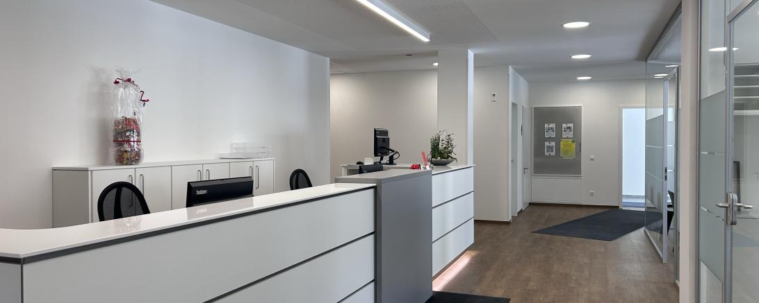 Blick in die Hausarztpraxis von Dr. Georg Frank. 