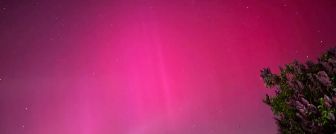 Das Polarlicht über Monheim