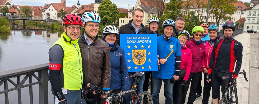 Staffelstart Via Claudia Augusta Donauwörth 