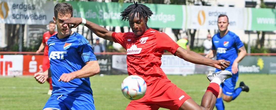 Marc Sodji beim Torabschluss