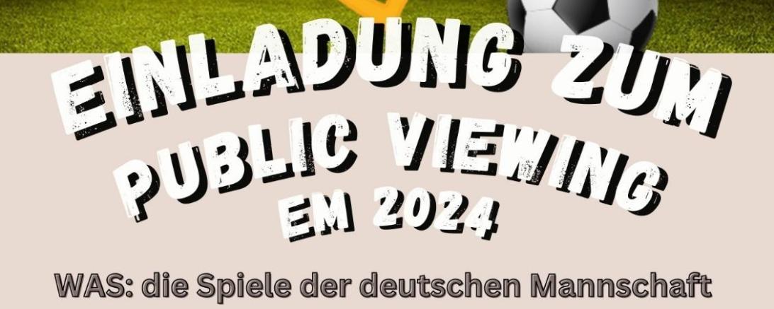 Flyer Public Viewing