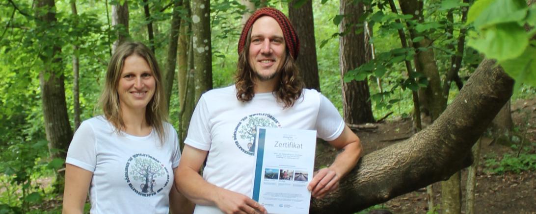 v.l.n.r. (hinten): Franziska Krischdat, Gunther Dommel, v.l.n.r. (vorne): Miriam Buckel, Delia Friedel