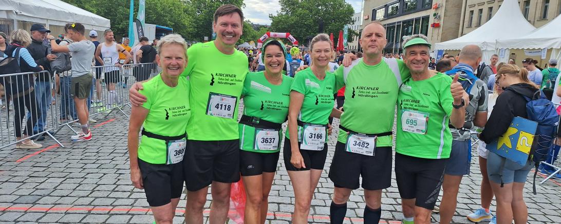 von links, Anneliese Zinke, Stefan Kirchner, Susanne Vierkorn, Brigitte Radajewski, Andreas Graf und Hans Niederhuber
