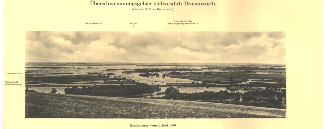 Hier sieht ein historisches Bild vom Riedstrom.