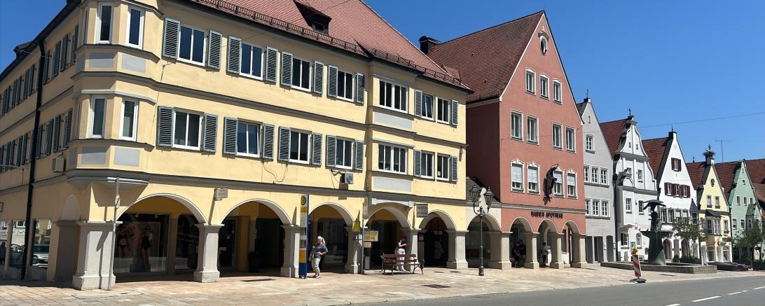 Hier sieht man das „Nasslgebäude“ in Donauwörth