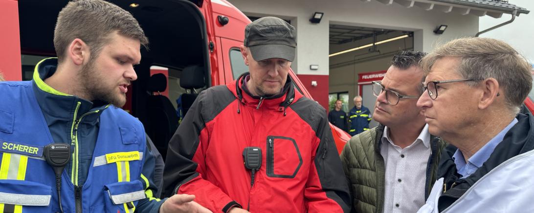 Hochwasser 2024 Auchsesheim Damm