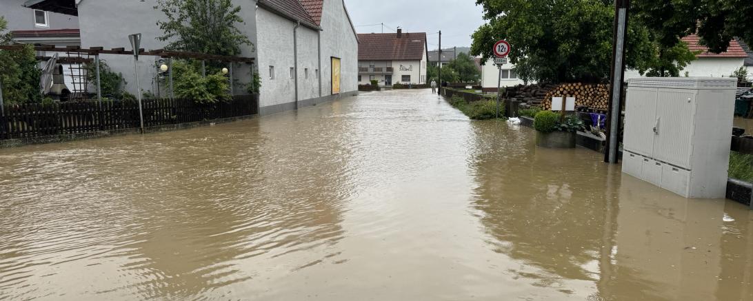 Hochwasserlage in Brachstadt