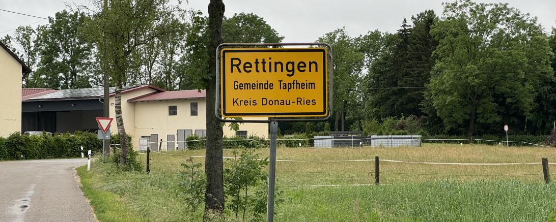 Ortsschild Rettingen