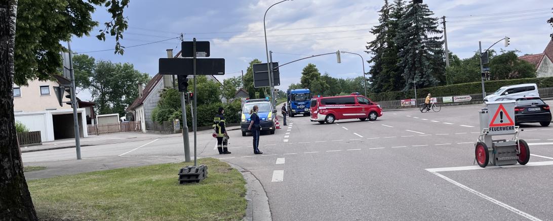 Straßensperrung Nordheim 