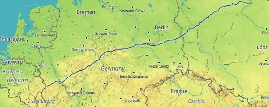 In fast gerader Linie flog Stefan Langer am vergangenen Samstag mit dem Segelflugzeug, also ohne Motorkraft, von der belgischen Grenzen bis nach Polen