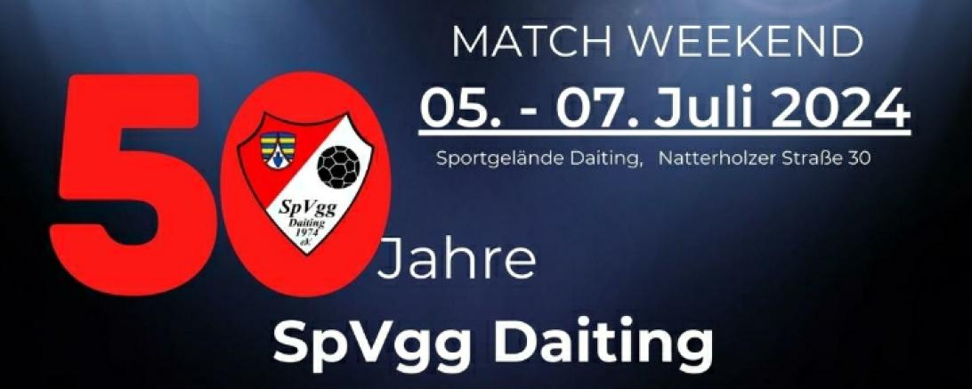 Flyer 50 Jahre Sportverein Daiting