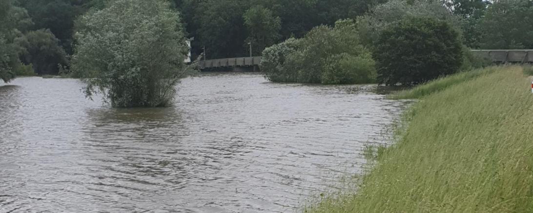 Hochwasser 2024 Härpferpark 