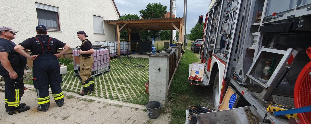 Aufräumarbeiten Druisheim 