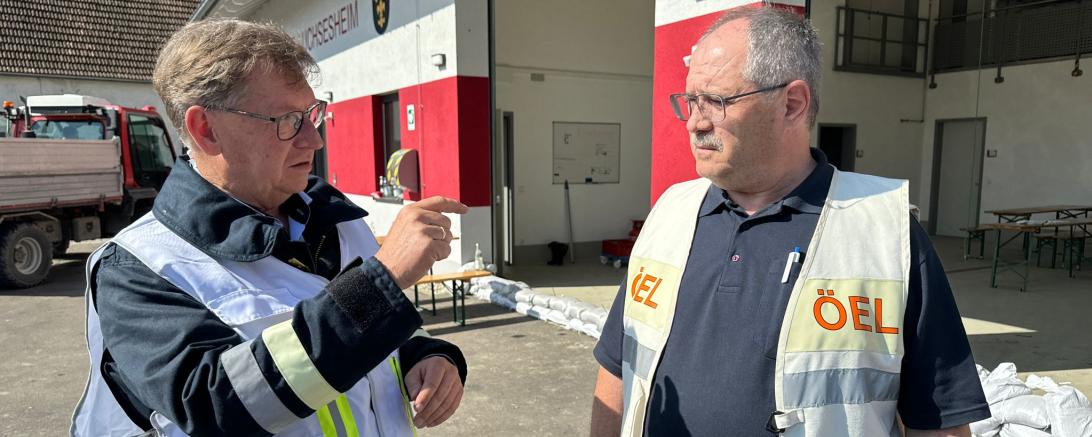 Hochwasser 2024 Auchsesheim Krisensitzung 