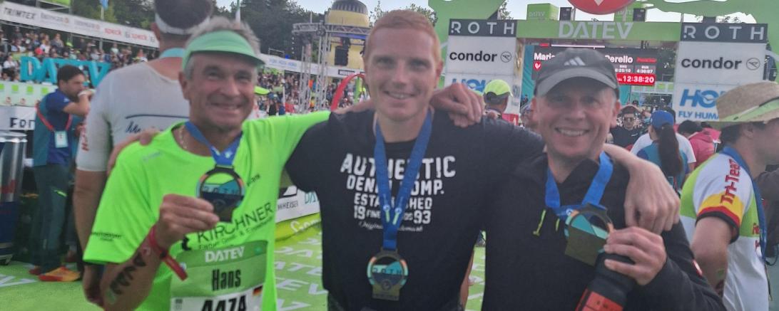 Auf dem Foto von links, Hans Niederhuber, Stefan Lutz und Andreas Gäßler. (Foto: Hans Niederhuber)