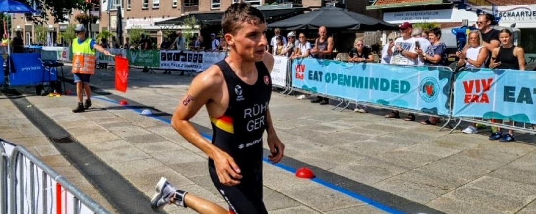 Luis Rühl auf der Laufstrecke.