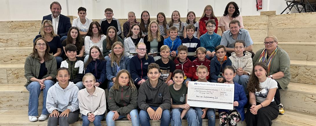 Schüler der Realschule Heilig Kreuz 