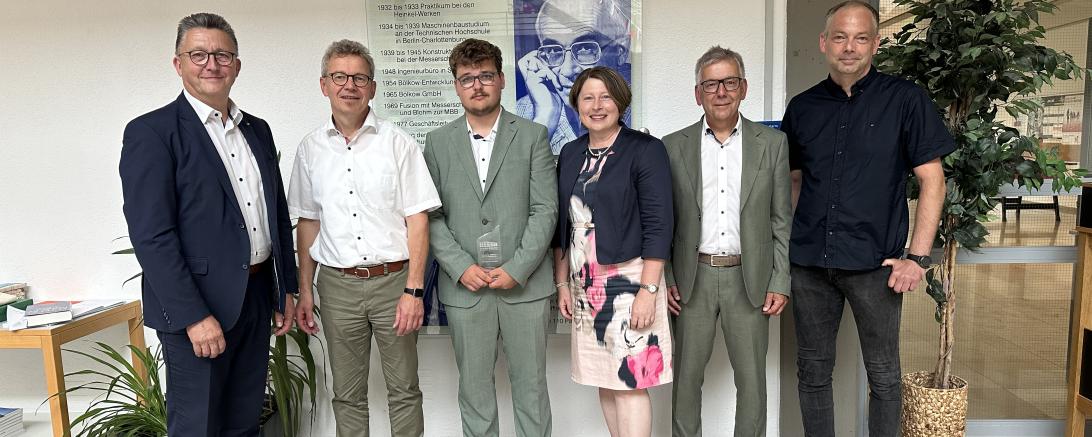 Hier sieht man den Träger des Ludwig-Bölkow-Preis 2024.