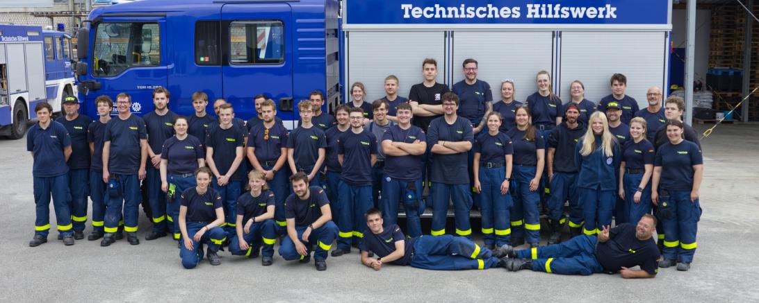 Letzten Samstag haben insgesamt 43 Helferanwärterinnen und Anwärter des Technischen Hilfswerks (THW) ihre Grundausbildung abgeschlossen. 