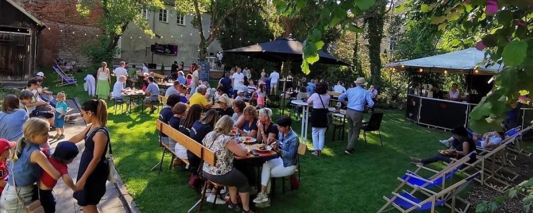 Sommergarten in der Promenade 