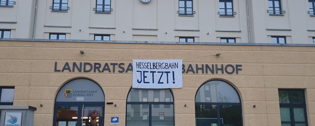 Klimacamp Nördlingen Banner