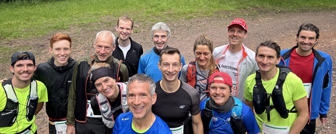 Hier sieht man Teilnehmer des Spendenlaufs.