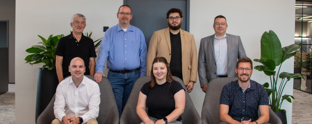 Hier sieht man die Weiterbildungsabsolventen von Eisen-Fischer.