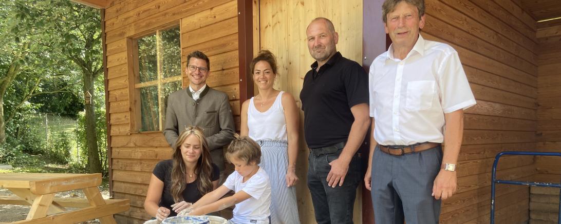 Spendenübergabe Töpferscheibe