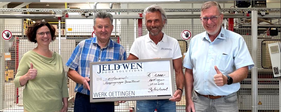 Unser Bild zeigt von links: Christiane Paulsteiner, Karl Wittmann, Thomas Schürer und Wolfgang Oswald.