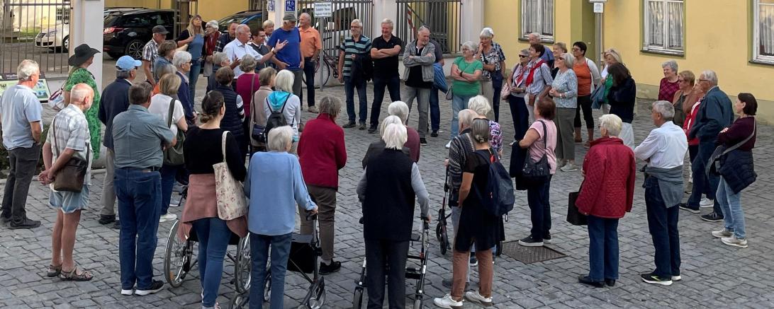 Hier sieht man eine Veranstaltung aus der Reihe zum Welt-Alzheimertag.