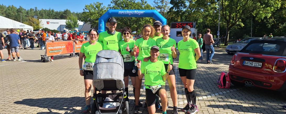 Bild vor dem Start des Brauereienlaufs