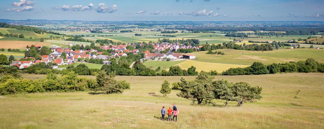 Blick ins Ries vom Mähhorn bei Huisheim