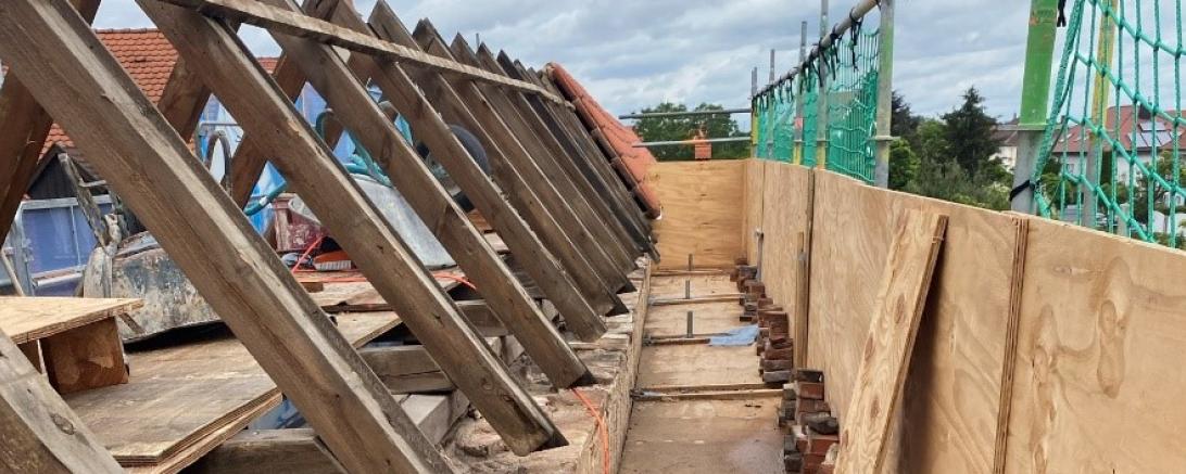 Die Nördlinger Stadtmauer. 