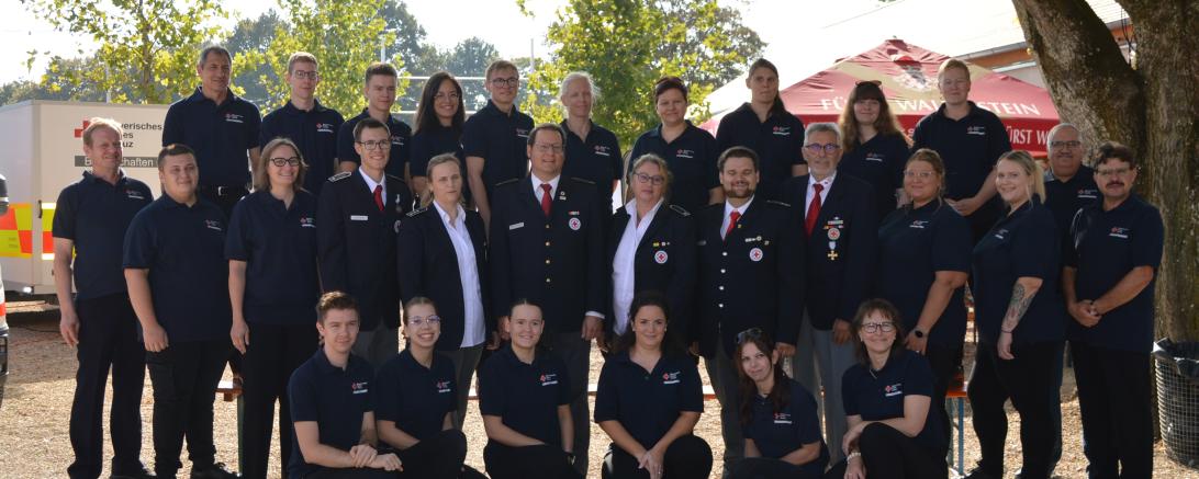 Die BRK-Bereitschaft Nördlingen.