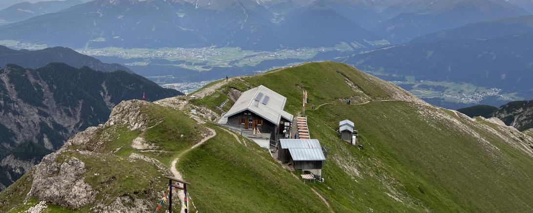 Die Nördlinger Hütte.