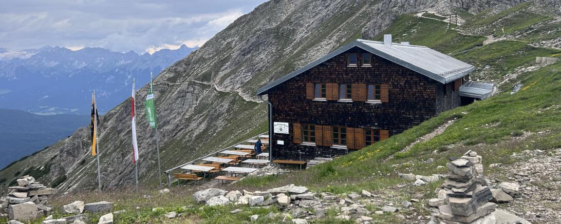 Die Nördlinger Hütte.