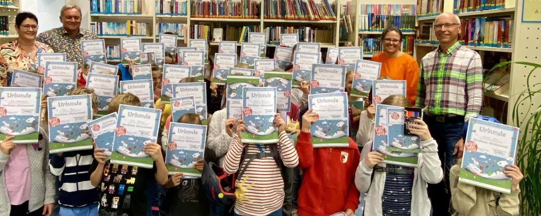 Abschlussfeier des Sommerferien-Leseclubs