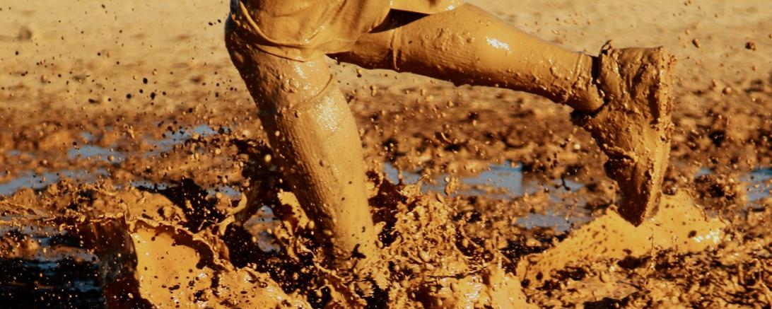Beim Iron Viking in Amsterdam wurde es sehr matschig.