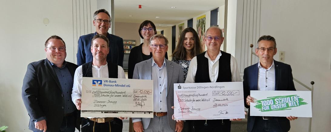 1000 Schulen für unsere Welt - Zimmerer-Innungen Donau-Ries und Dillingen unterstützen Schulbauprojekte in Liberia.