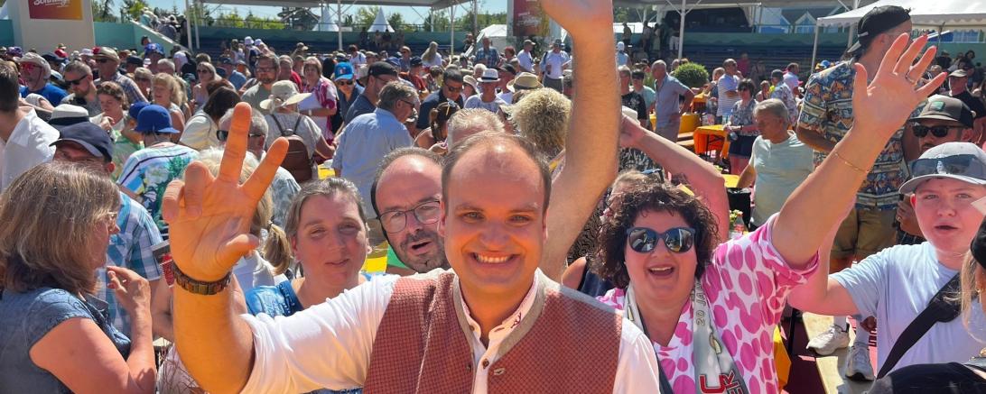 Musiker Michael Thum aus Niederaltheim. 