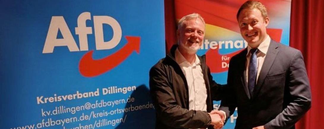 Ulrich Singer und Bundestagskandidat Andreas Mayer