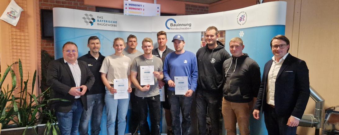 Siegerehrung Bauinnung Nordschwaben