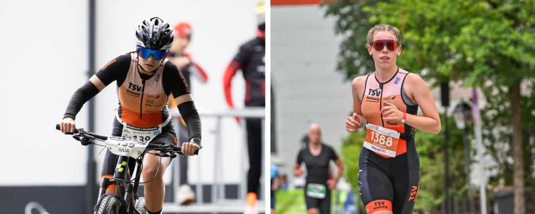 Julia Weiland und Elisabeth Haupt (erste und dritte in der BTV Gesamtwertung 2024)