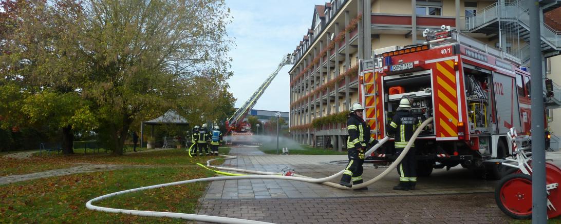 Die Großübung lieferte sowohl für das Seniorenheim als auch die Feuerwehr wichtige Erkenntnisse.