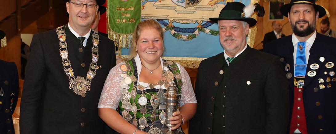 Iris Harlacher wurde für ein Jahr zur Landesschützenkönigin gekürt.