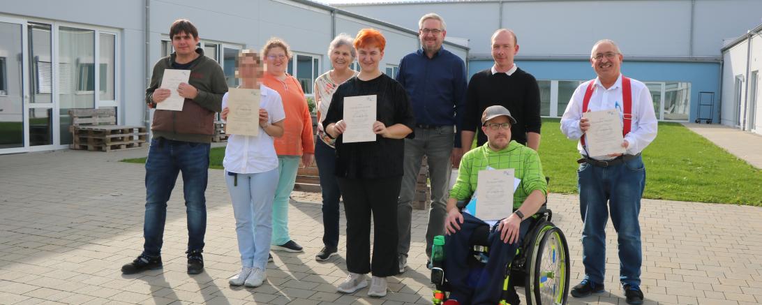 Betreutenehrungen des Standorts Wemding.