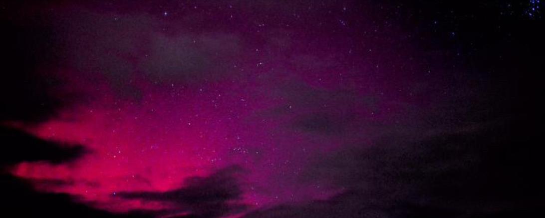 Polarlichter aufgenommen von der Donauwörther Parkstadt. 