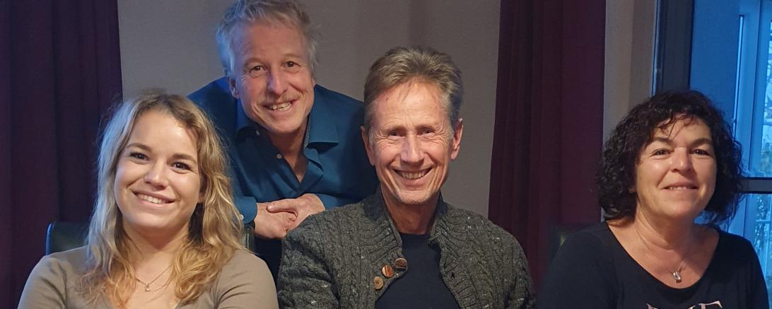 V.l.: Linda Le, Tijmen Rasser, Martin Oberman, Karola Rasser.