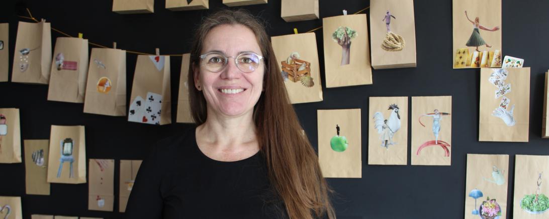 Doreen Fenner-Kiepsel arbeitet und gestaltet ihre Kunst in ihrem Atelier in Donauwörth.